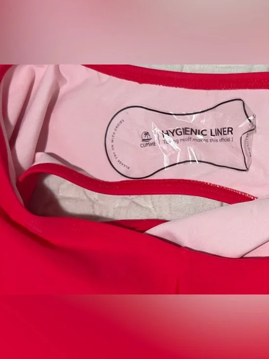 Cupshe Bright Red Cutout One-Piece Swimsuit - Picture 6 of 6